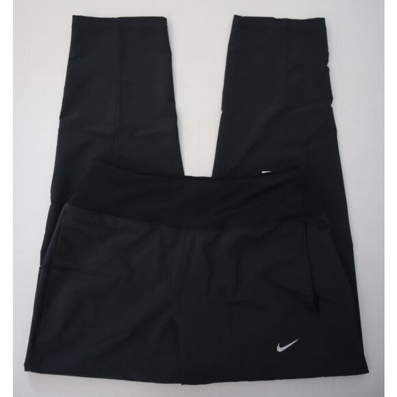 Nike FB7044-010 Women's Sz L Black Dri-FIT Swift Mid-Rise Running Pants - Picture 8 of 13